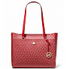 Сумка Michael Kors в логотипе 3 в 1 (Красная)